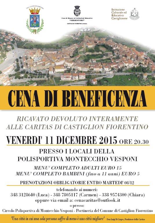 cena caritas castiglion fiorentino