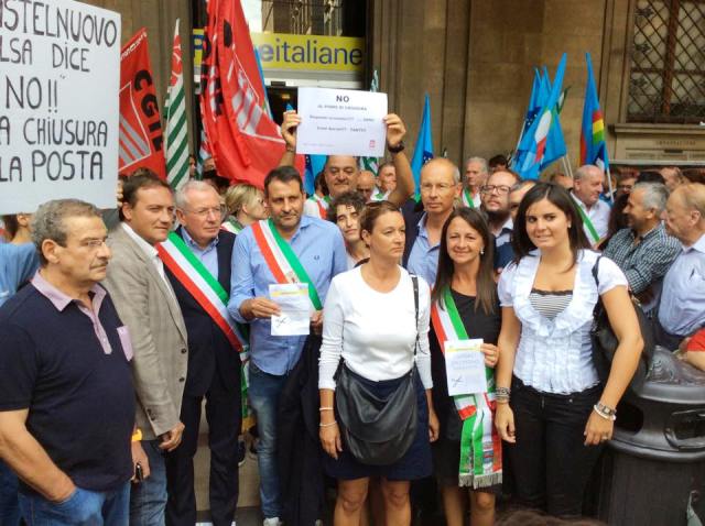 firenze manifestazione poste 2015 09 03 2