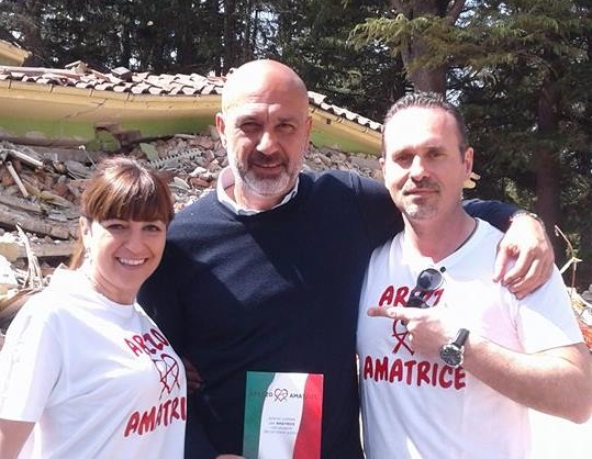 pranzo amatrice sindaco