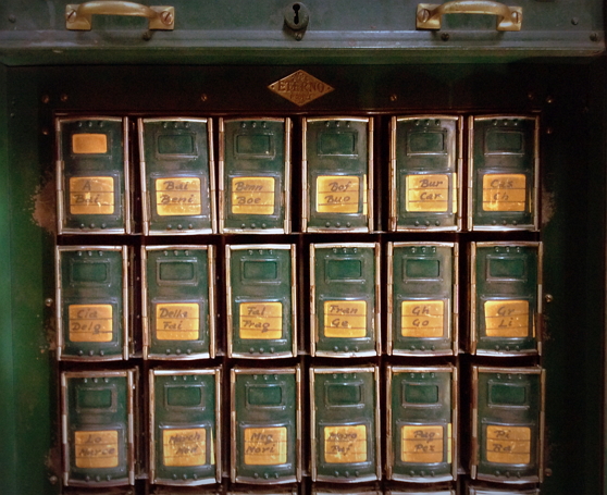 schedario archivio ospedale Arezzo