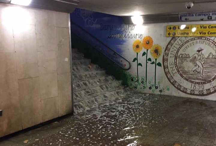 allagamento Arezzo primo settembre stazione