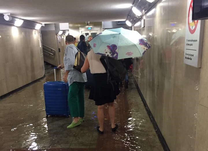 allagamento Arezzo primo settembre stazione 2