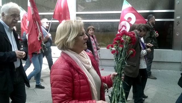 cgil arezzo primo maggio bandiere