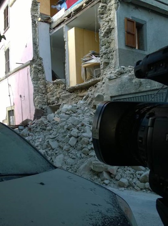 terremoto rieti telecamera