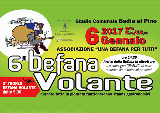 befana volante badia al pino