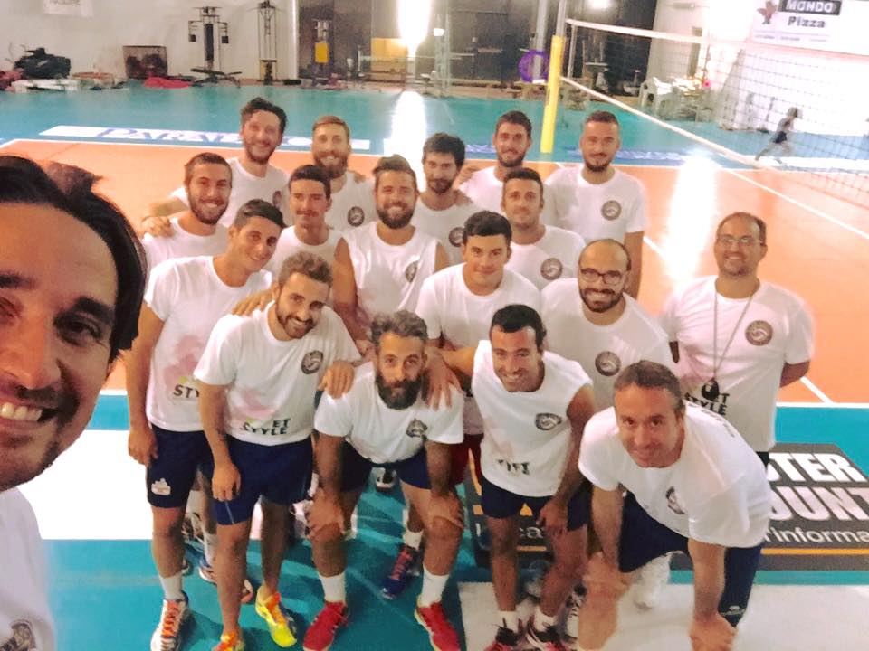 Club Arezzo in allenamento al Pala Maccagnolo