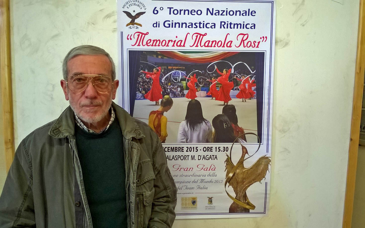 Ginnastica Petrarca presidente Pratesi