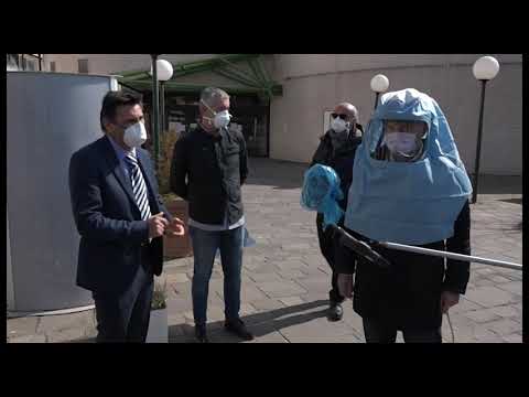 Covid-19. Dal Banco Alimentare sei caschi ventilati all'ospedale San Donato