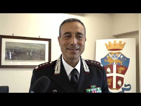 Il comandante dei Carabinieri Vincenzo Franzese lascia Arezzo