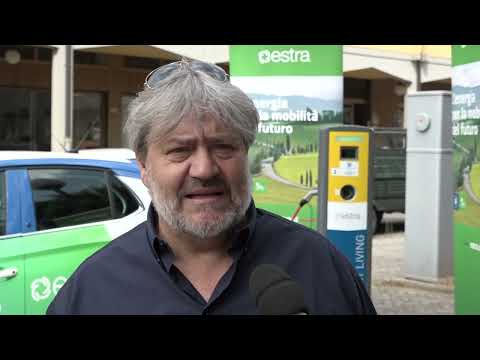 Auto elettriche, a Capolona nuova colonnina e pieno gratis per 15 mesi