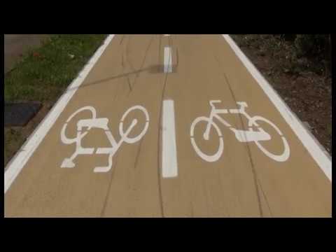 Arezzo, la nuova pista ciclabile in via Benedetto da Maiano