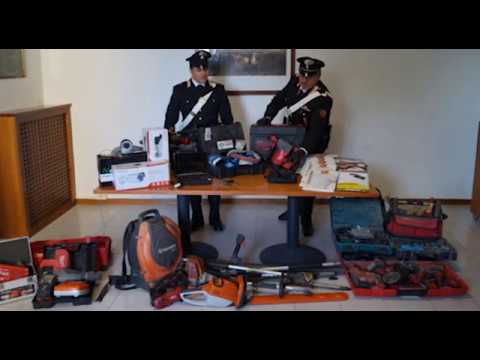 Razzia di attrezzature nei cantiere della Valdichiana, inseguiti e arrestati nella notte