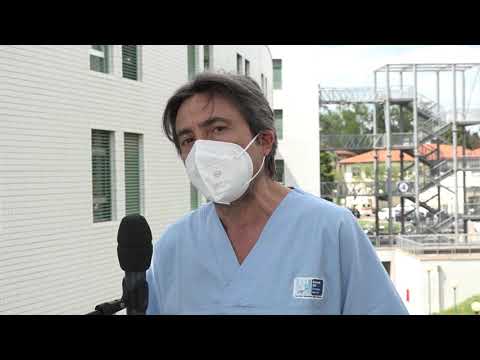 Covid, crollano i ricoveri all'ospedale San Donato. Scala: 