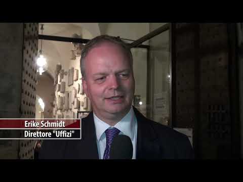 Il direttore delle Gallerie degli Uffizi Eike Schmidt a Casa Bruschi