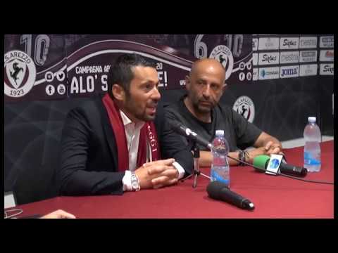 Arezzo, la presentazione di mister Daniele Di Donato