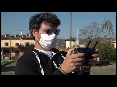 Virus, l'occhio di Drone Arezzo per controllare i cittadini