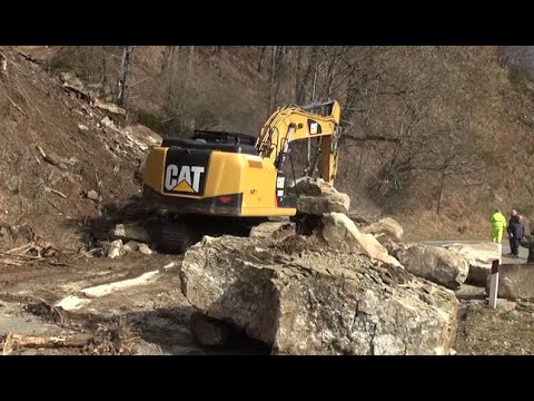 Montemignaio(Ar). Frana nella notte sulla provinciale, strada riaperta nel pomeriggio