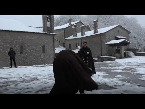 Meteo impazzito, neve a maggio al Santuario della Verna (Arezzo)