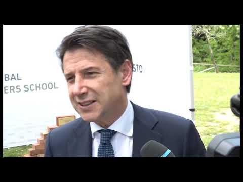 Il premier Giuseppe Conte su porti chiusi e maggioranza