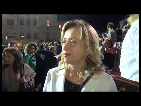 Giorgia Meloni torna ad Arezzo per la Giostra: 