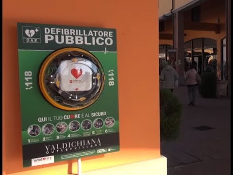 Il Valdichiana Outlet Village è ora cardioprotetto