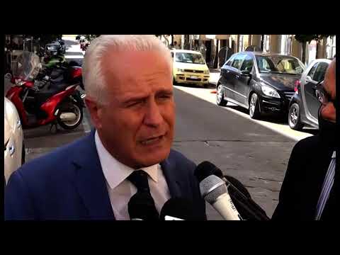Il neo presidente della Regione arriva in città a sostegno di Ralli