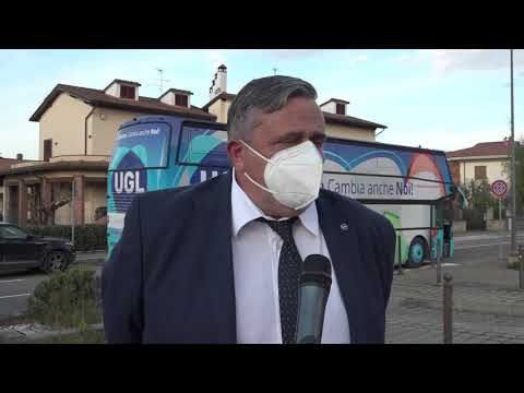 Tour itinerante dell'UGL, il bus è arrivato anche ad Arezzo